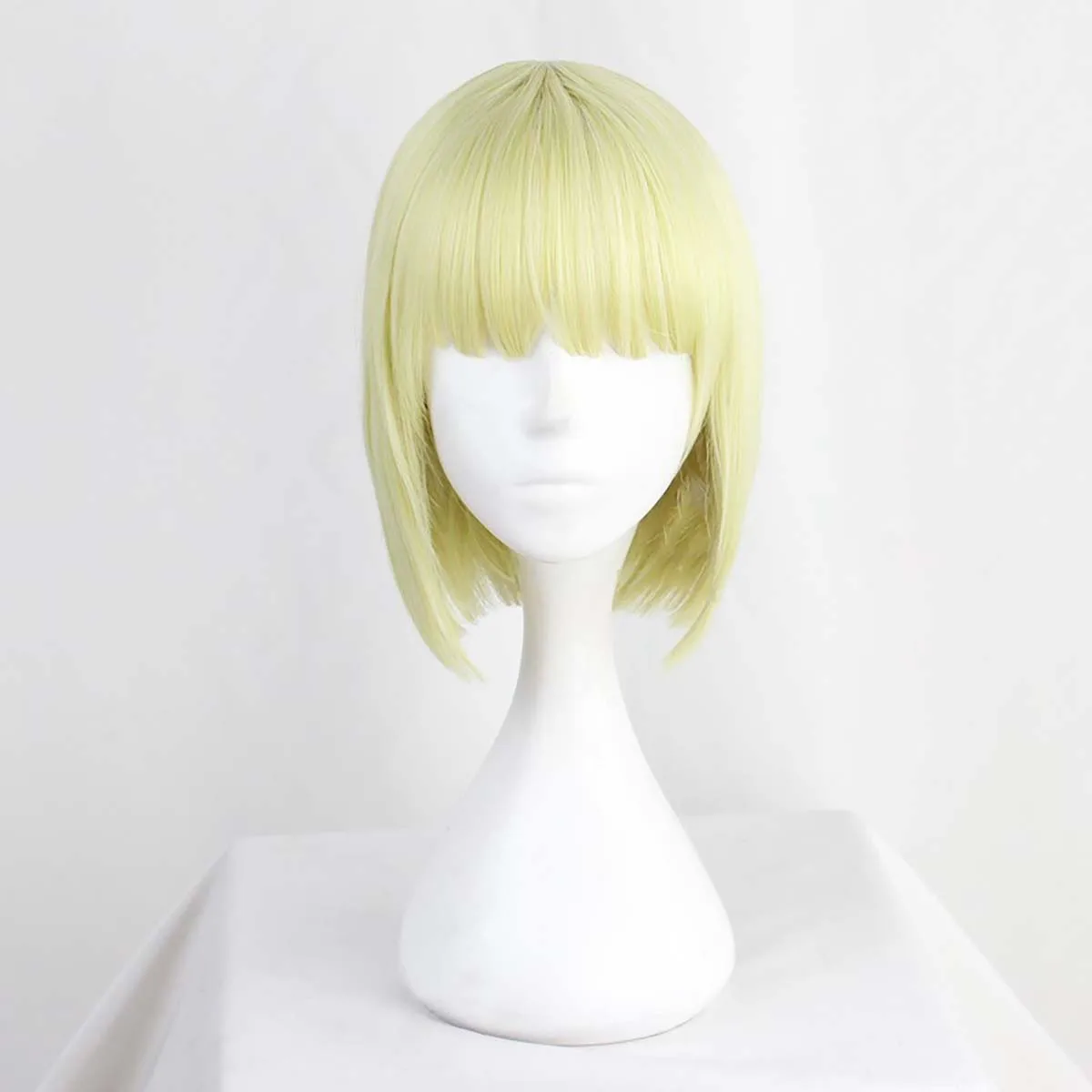 Puntelli per feste di Halloween Parrucca corta bionda cosplay Twisted Wonderland Rook Hunt