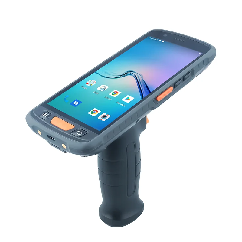 Rugged PDA barcode scanner pistol grip handheld pda inventory mobile terminal android PDA UHF RFID reader V9000