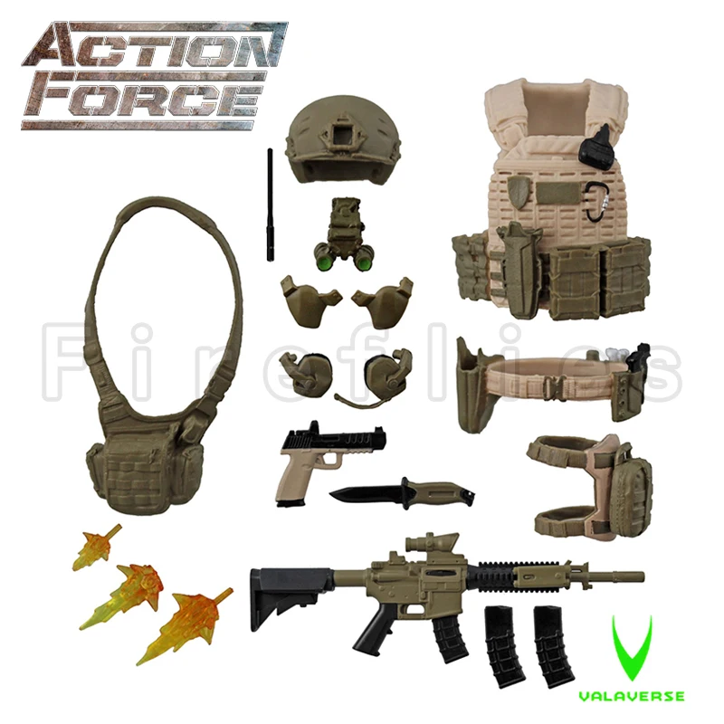 6inches VALAVERSE Action Figure Action Force Desert Gear Pack Anime Collection Movie Model For Gift Free Shipping