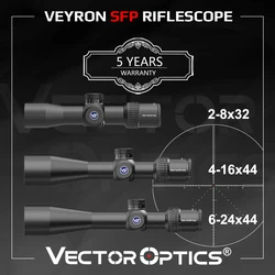 Vector Optics Veyron SFP Compact Scope With Turret Lock System For Compact Air Guns & Light Weight Firearms Side Focus Min 10Yds