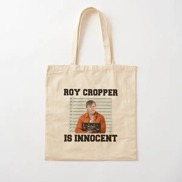 Roy Cropper Is Innocent Mugsot Cotton  Canvas Bag Casual Women Grocery Handbag Reusable Unisex Fabric Travel Ladies Foldable