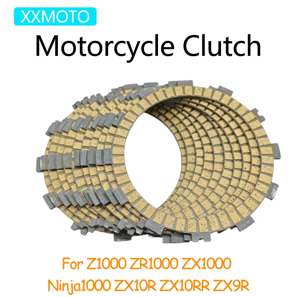 

For Kawasaki Ninja1000 Z1000 ZX1000 ZX900 ZR1000 ZX9R ZX10R ZX10RR ABS Z 1000 ZX 10R 9R 10RR Motorcycle Clutch Plates kits
