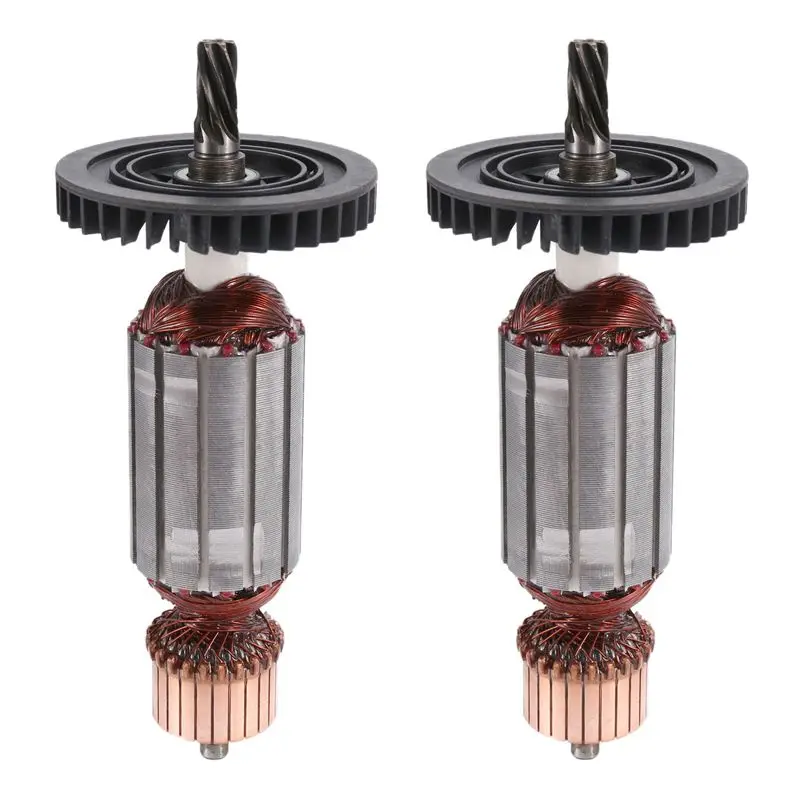 

[Superx&KND]2X AC220V-240V Armature Rotor Anchor Replacement For Circular Hand Sawbosch GKS190 GKS165 GKS 190 GKS 165