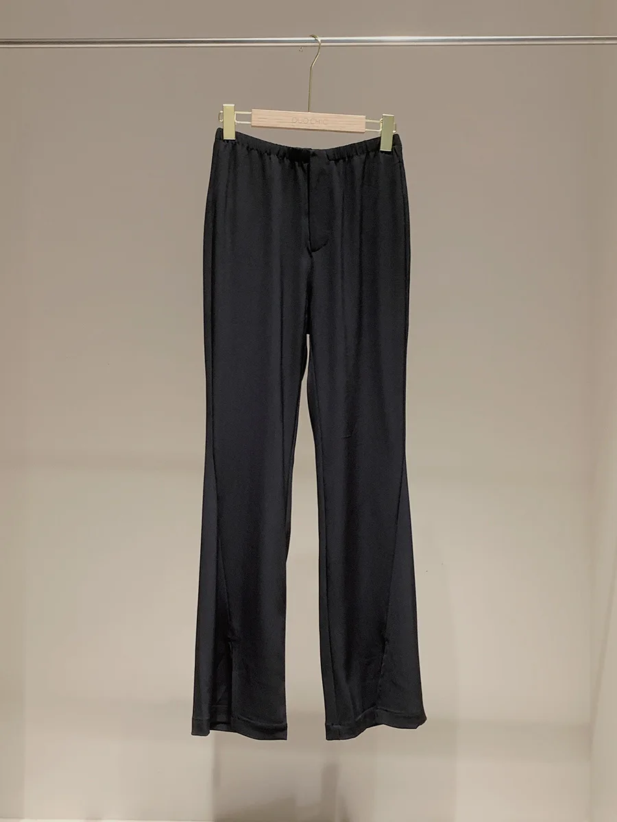 

Duetto Magic Legs Micro Flared Pants Slimming Smooth High Elastici Casual Trousers Polyester Fiber 96.2% Spandex 3.8%