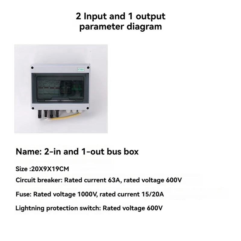 ABGR-Photovoltaic Combiner Box Dc Circuit Box Combination Box Circuit Breaker Anti-Thunder Protection Switch Fuse