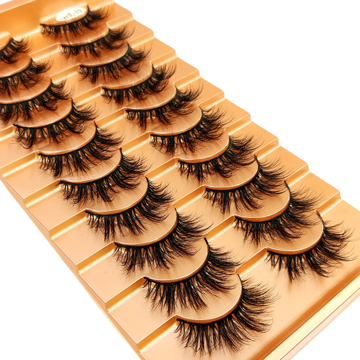 ชุดแต่งหน้าขนตาปลอมมิงค์ 3 มิติ แบบธรรมชาติ 10 คู่ ใหม่ พร้อมขนตาแบบยาวและขนตาแบบสั้น