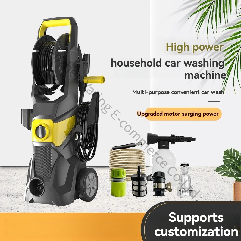 High Pressure Car Washer Car Washing Machine 220v High Pressure Water Gun Pump Portable High Power Powerful Cleaning Machine