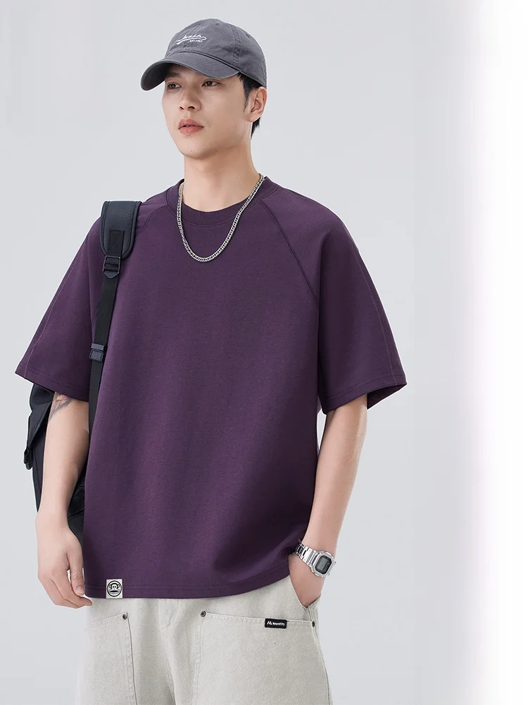 

Футболка Paul Frank с коротким рукавом и круглым вырезом, летняя, новая, повседневная, однотонная, свободного кроя, дышащая, из смесового хлопка