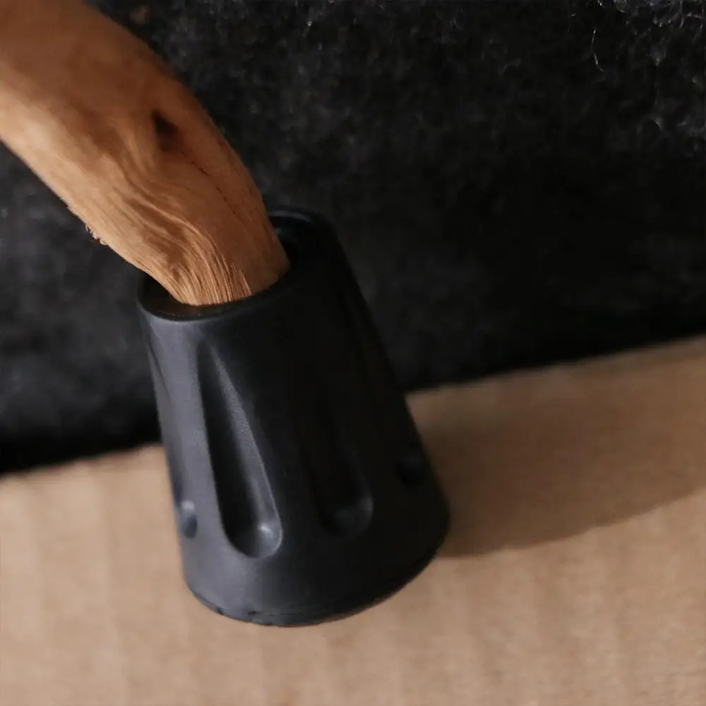 

Rubber Walking Stick Tip Protector 11mm Anti-Skid Trekking Pole Bottom Cover Black Wear -resistant Trekking Pole Tip Protectors