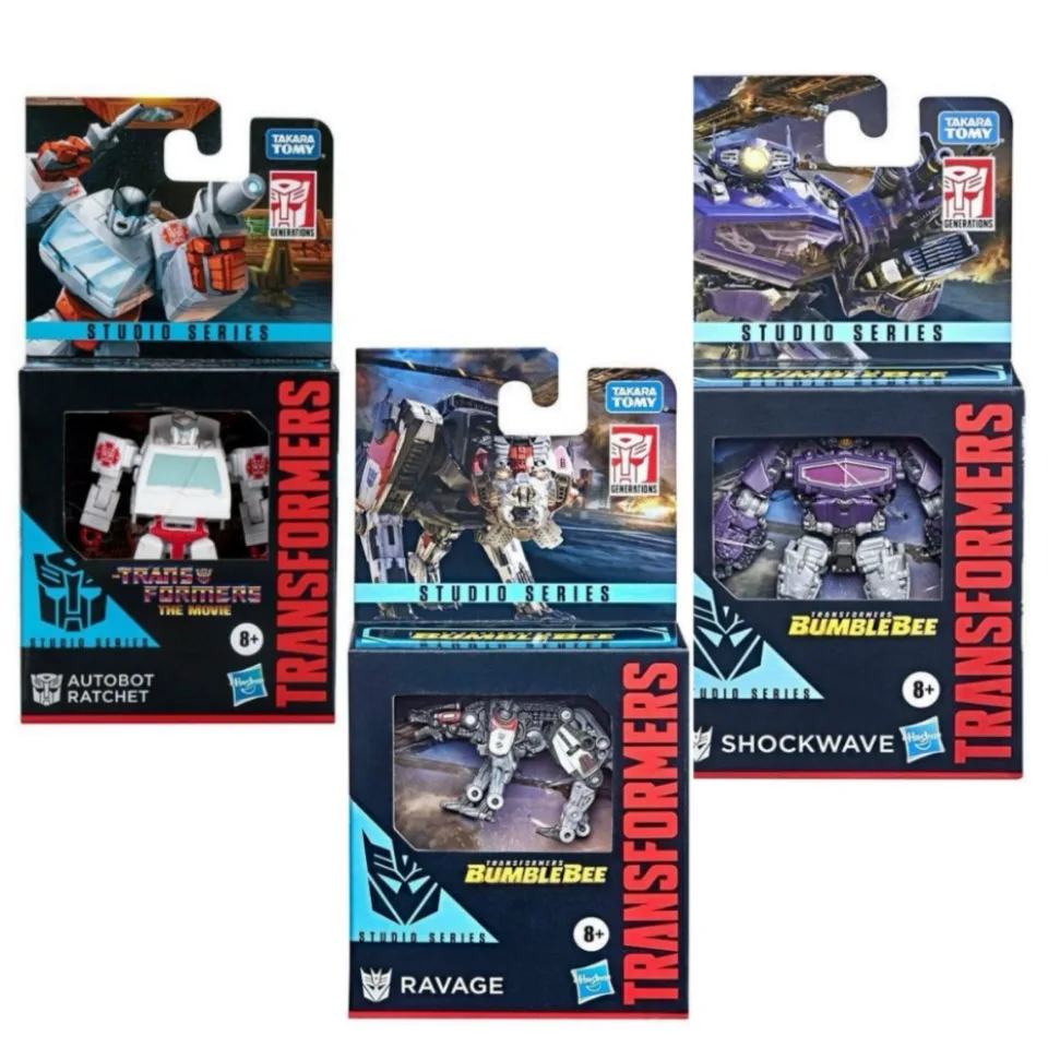 Hasbro Movie Series SS Core Level Shockwave Ratchet Ravage Robot Autobot Actionfigur Transformation Spielzeug Studio Series Geschenke