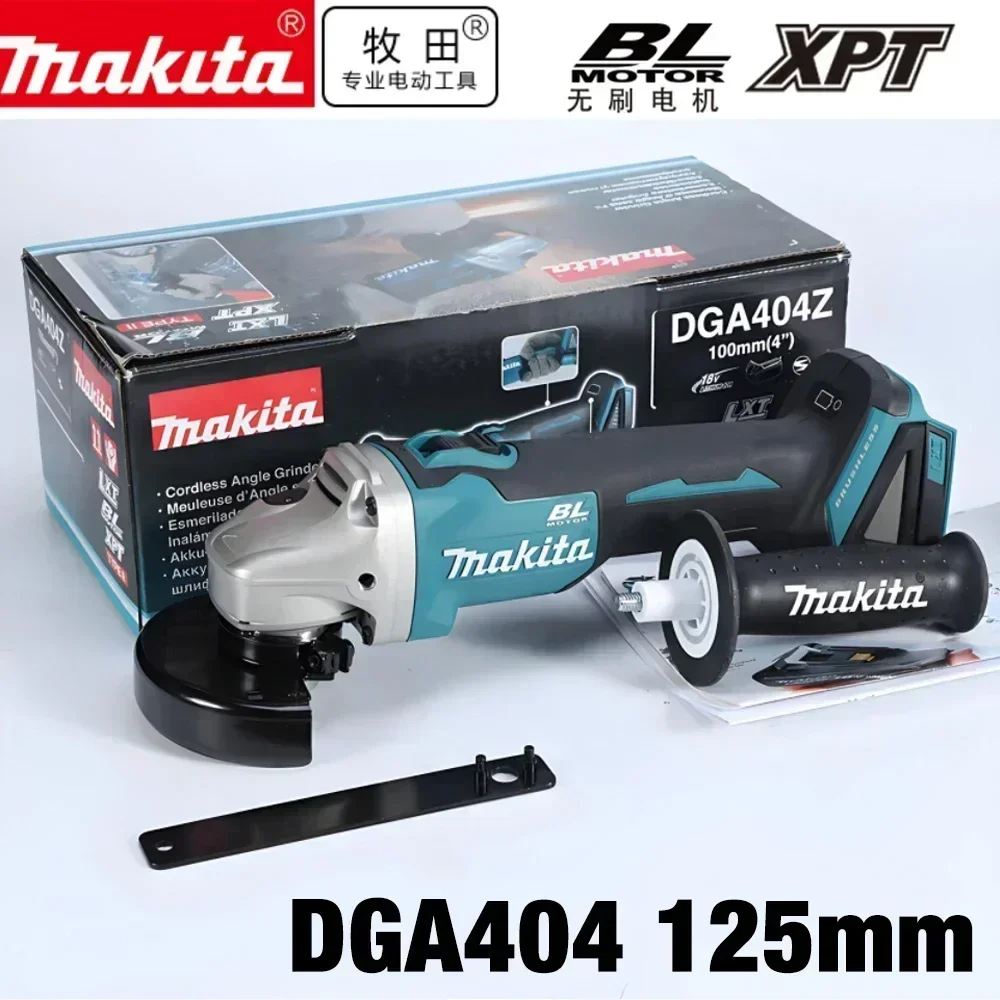 

Original Makita DGA404 125mm Brushless Angle Grinder Li-ion Battery Cordless Cutting Polishing Grinding For Makita 18V Battery