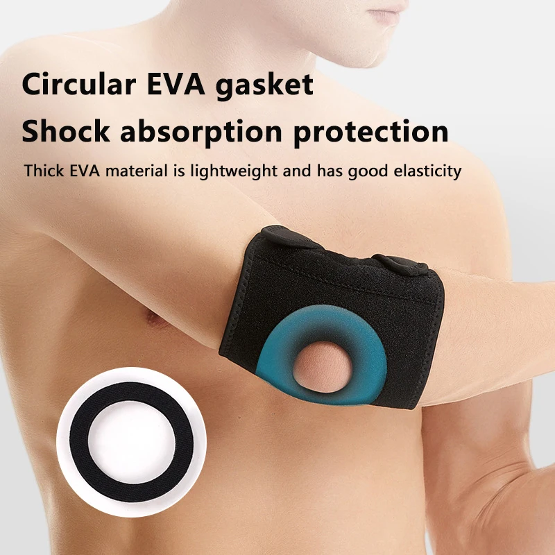 1 قطعة دعامة دعم الكوع قابل للتعديل لالتهاب الأوتار النساء الرجال التنس الكوع الإغاثة ضمادة جبيرة استقرار #3