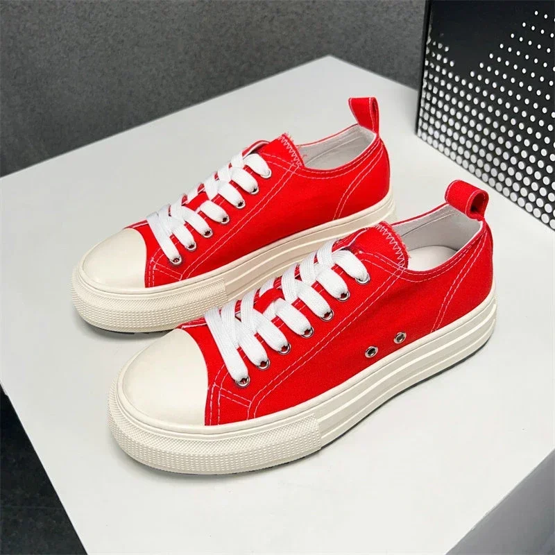 Top DSQ2 Classic Vulcanized Casual Canvas Platform Shoes Men High Top Sneakers 2024 Fashion Breathable Comfortable Sport Shoe Ho