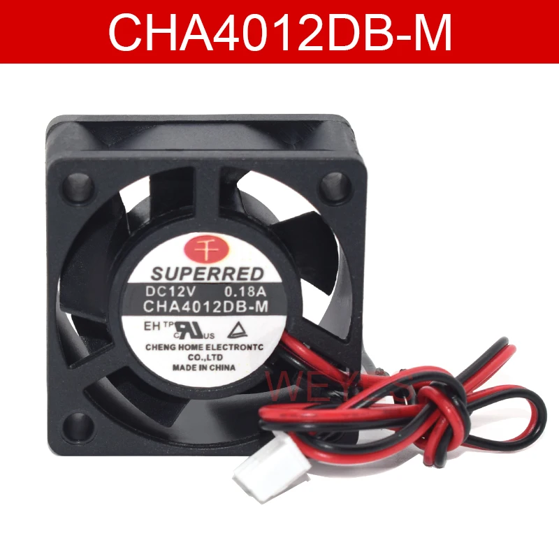 For Superred CHA4012DB-M DC 12V 0.18A 40x40x20mm Server Cooling Fan