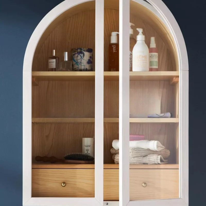 

Cabinet Balcony Locker Shelf Simple Modern Bathroom Storage Wall Cabinet Wall Cabinet