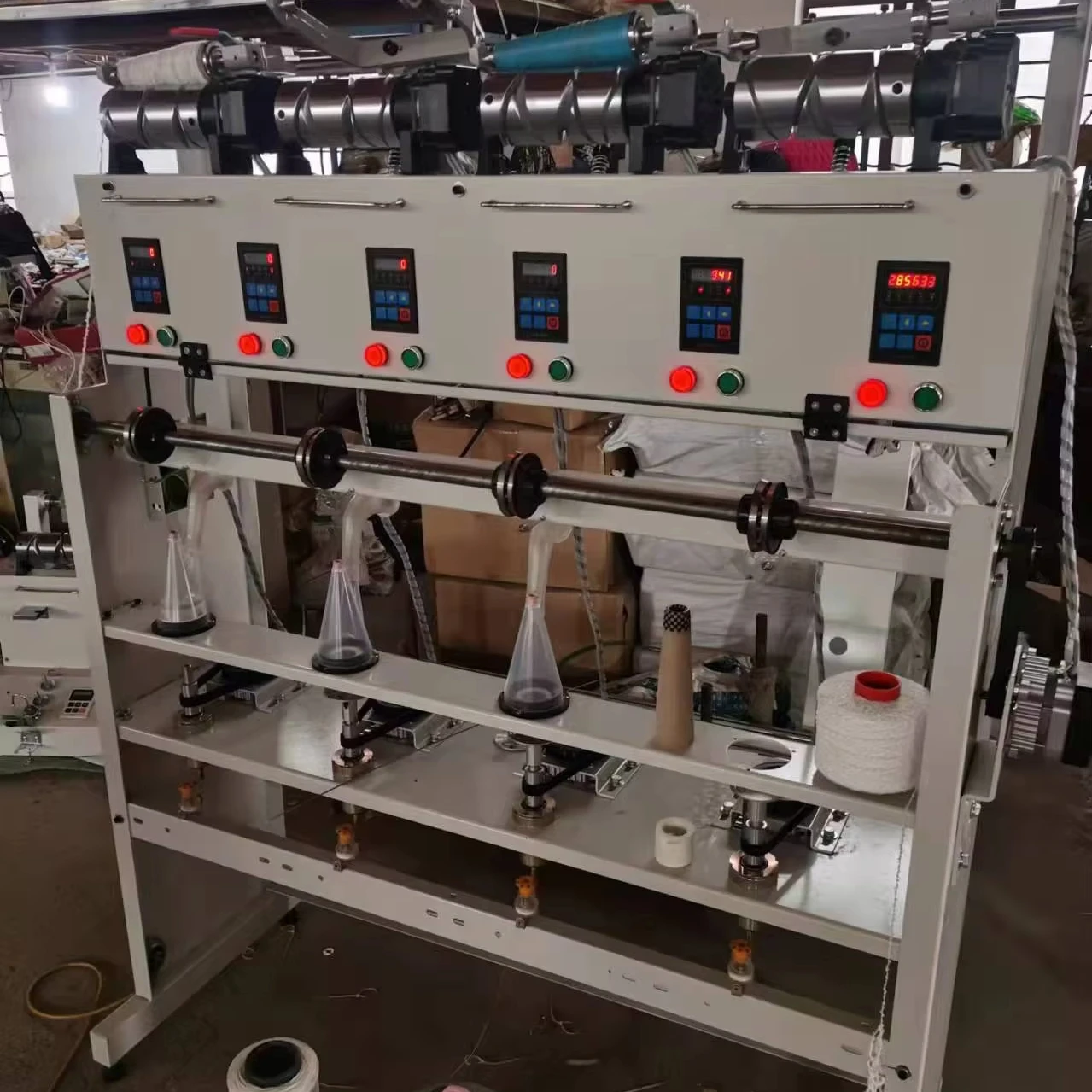High-quality 4-spindle Yarn Raising & Napping Machine