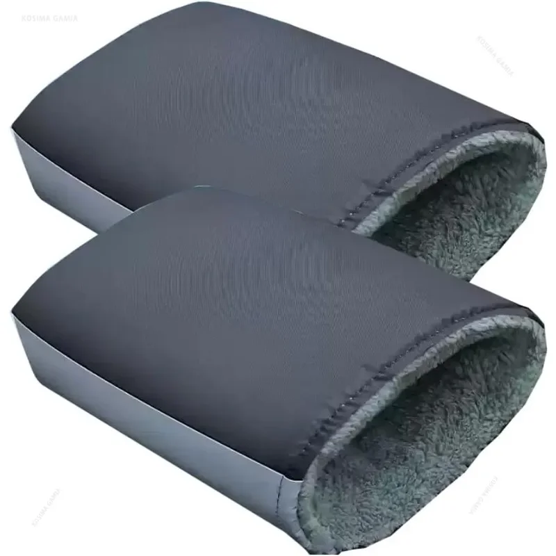 Universal Warm Handle Bar Cover Gloves Winter Motorcycle Handlebar Muffs Reflective Strip for Motorbikes Scooters Riding Gloves
