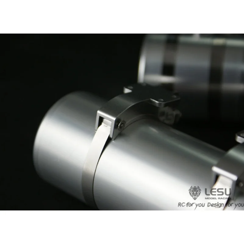 LESU Model For 1/14 Tamiya Tractor American Truck GL Simulation Round Hydraulic Oil Tank G-6059