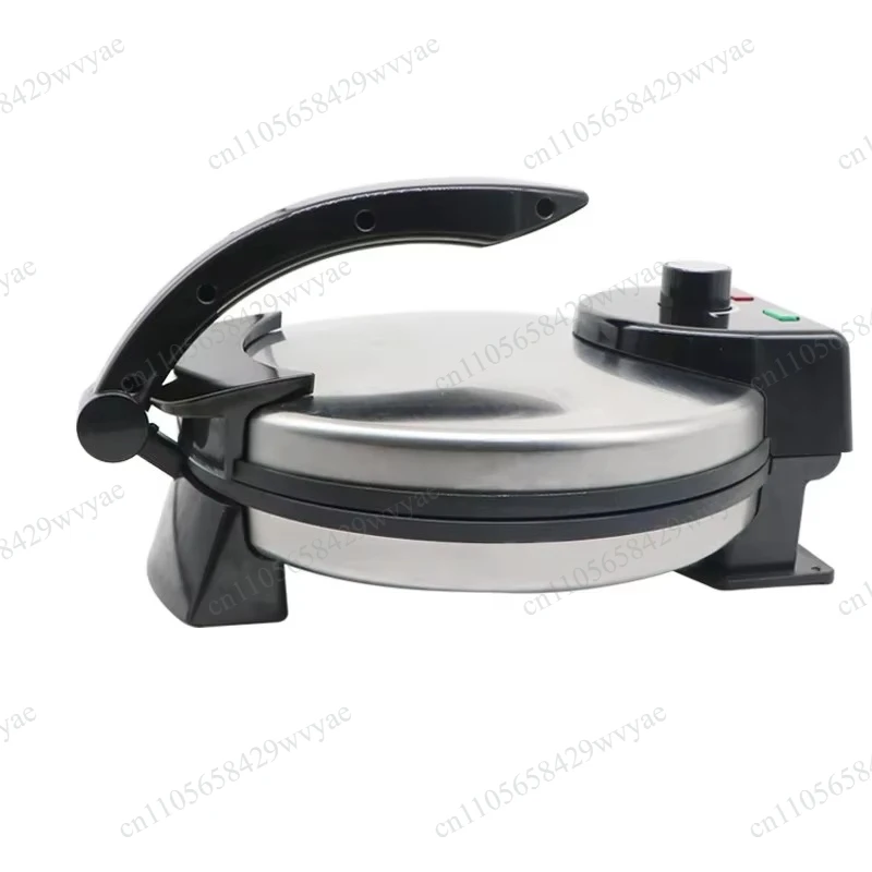 Upgrade 12-Inch Non-Stick Electric Crepe Tortilla Quiche Maker, Stainless Steel Automatic 220V 2000W