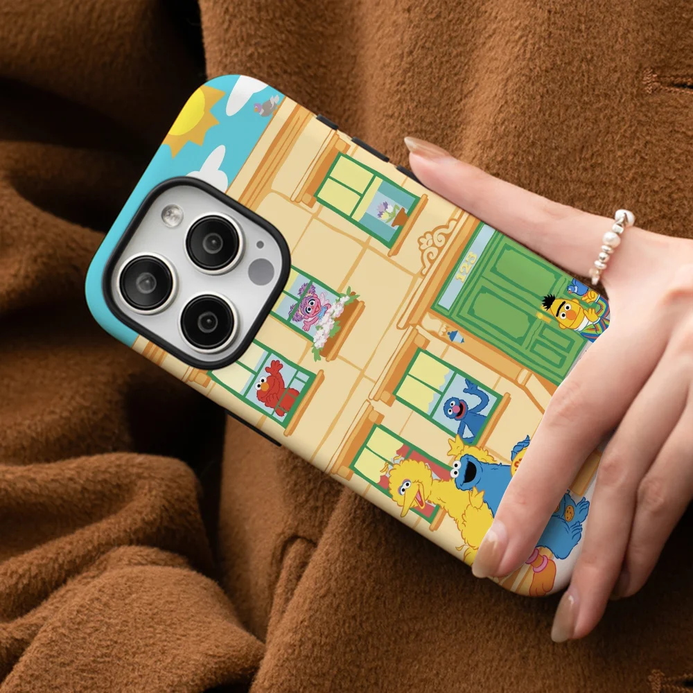 حافظة هاتف شارع سمسم حافظة هاتف فيلم شل آيفون 16 15 14 13 12 11 برو ماكس بلس #5