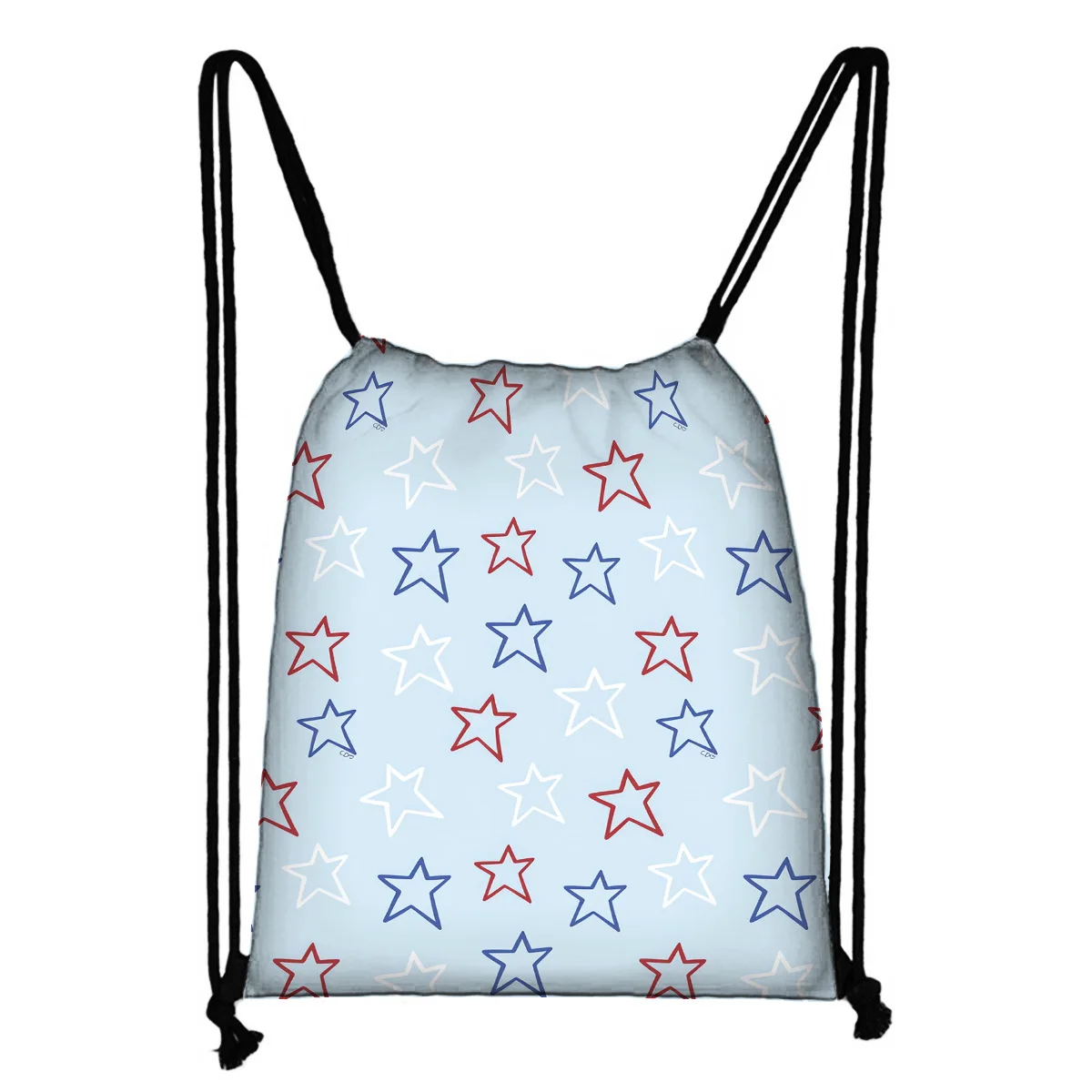 America Flag Independence Day borsa con coulisse 4 luglio statua della libertà Eco Sport zaino cinturino tasca velluto personalizzato all'ingrosso