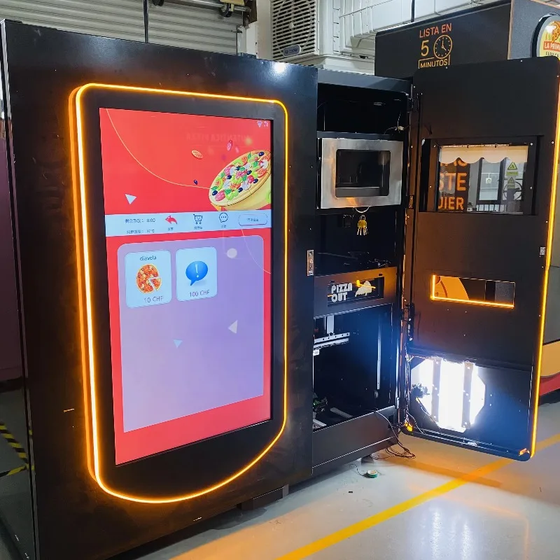 Buy Professional Automated Pizza Vending Machine With Cashless Payment Solutions High Quality Unmanned Retail Equipment