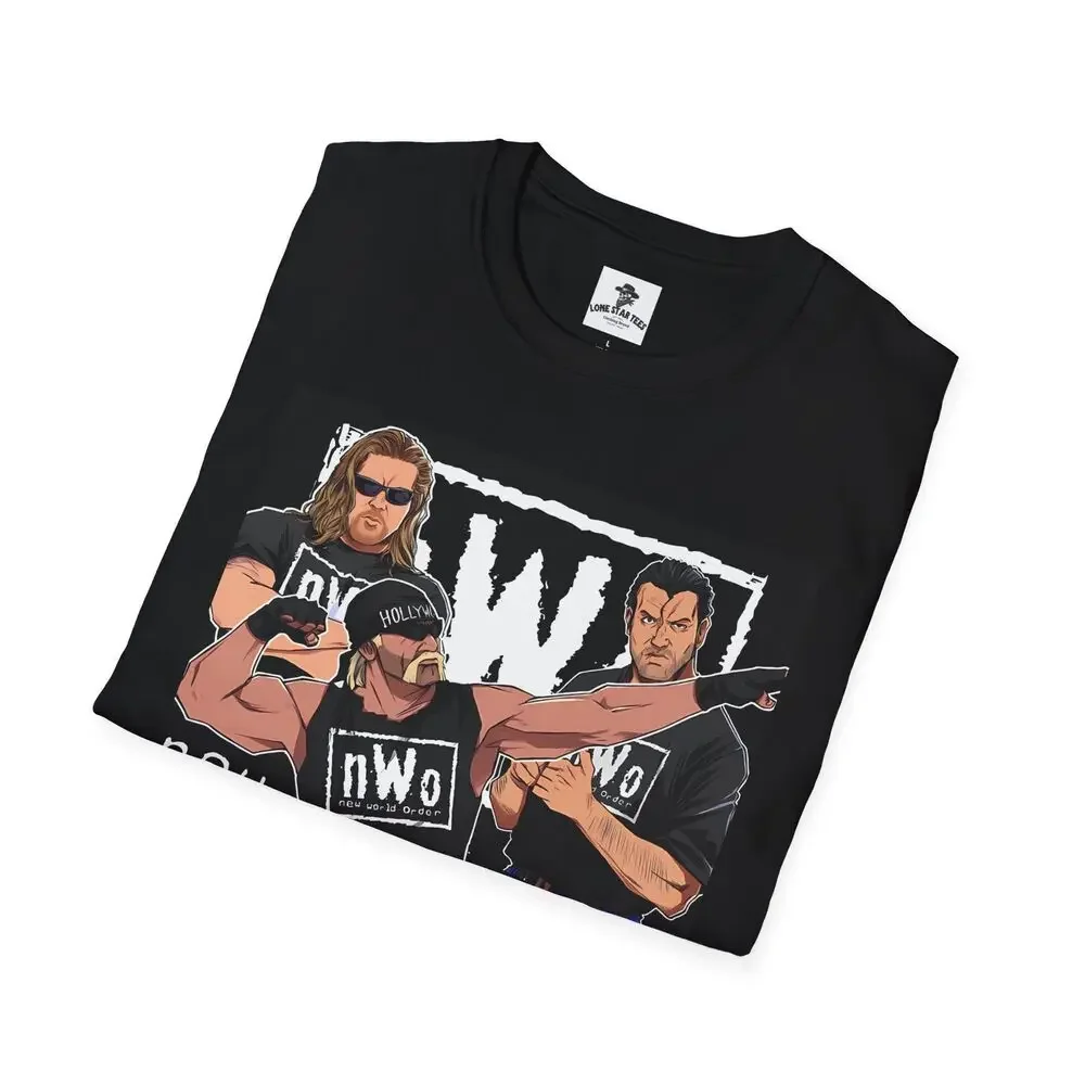 NWO Hogan, Nash, Hall Softstyle T-Shirt.