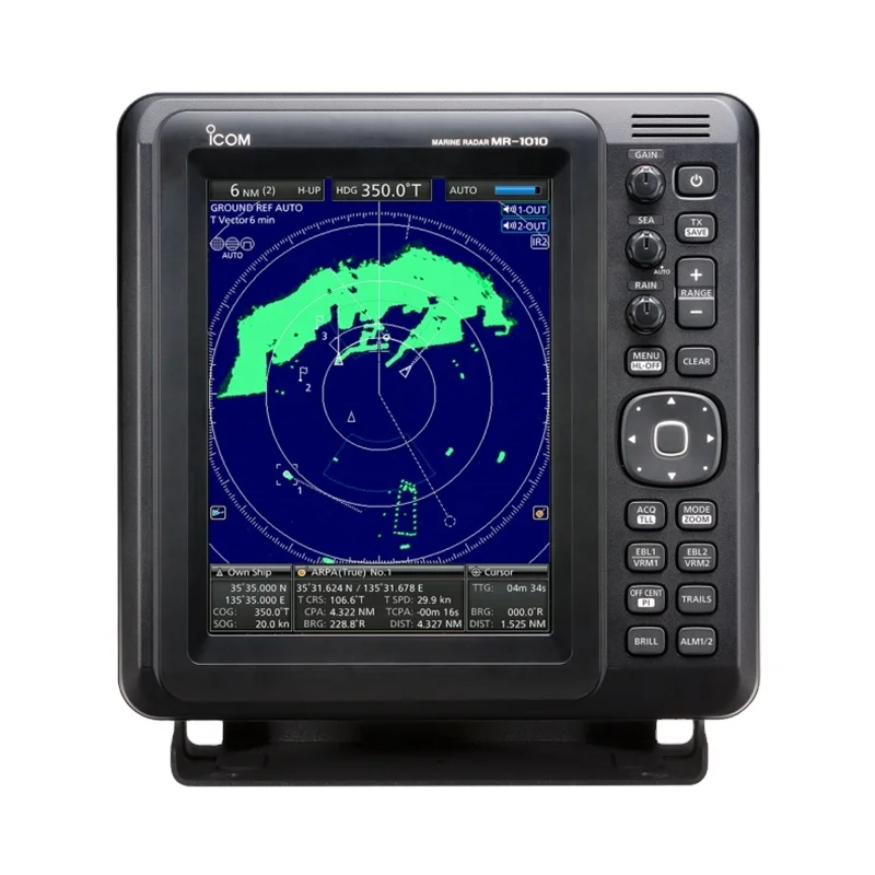 MR-1010RII CCS Корабль Лодка 36NM 4KW 2FT Радимельная антенна 48NM Морской радарМорская электроника Морская навигационная связь