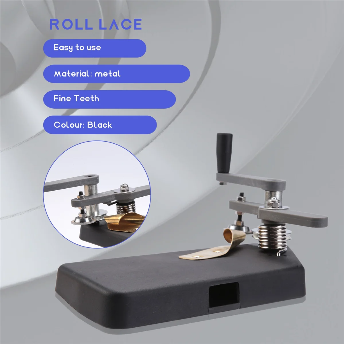 

ABAZJ Flower Crimping Machine, Wave Crimping Crepe Paper, Lace Tools, Flower Packaging, Florist Supplies (Fine Teeth)