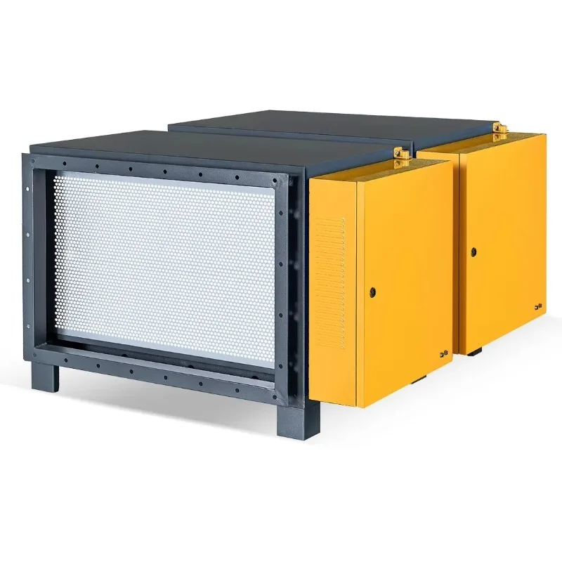 Industrial Grade Electrostatic Smoke Filter - Restaurant Barbecue Cooking Fume Purification Solution