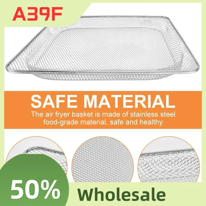 A39F العلوي مقلاة الهواء سلة الفرن المقلاة الهوائية سلة رف قابل للغسل ديهيدراتور رف للإزالة فرن سلة شبكية للنينجا فودي SP100 P