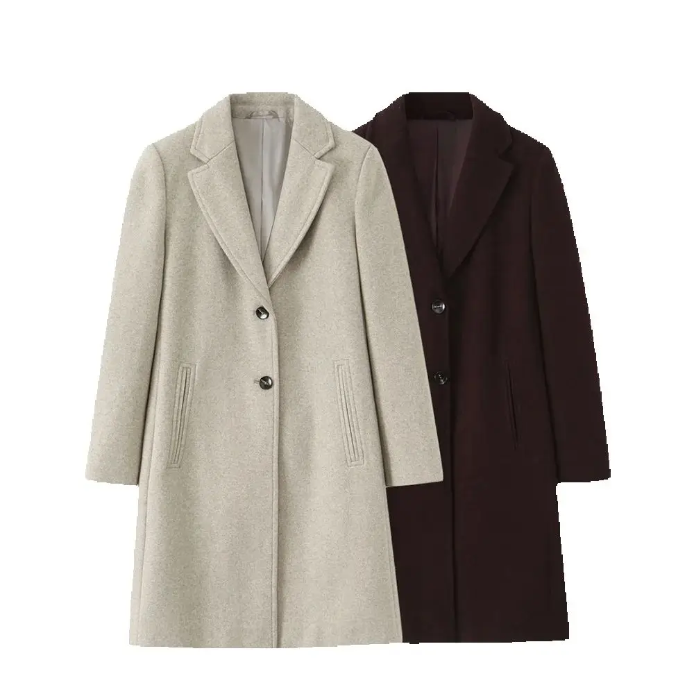 

Женское мягкое свободное пальто с воротником и длинными рукавами, карманом на пуговицах, осенне-зимнее новое стильное волосатое пальто