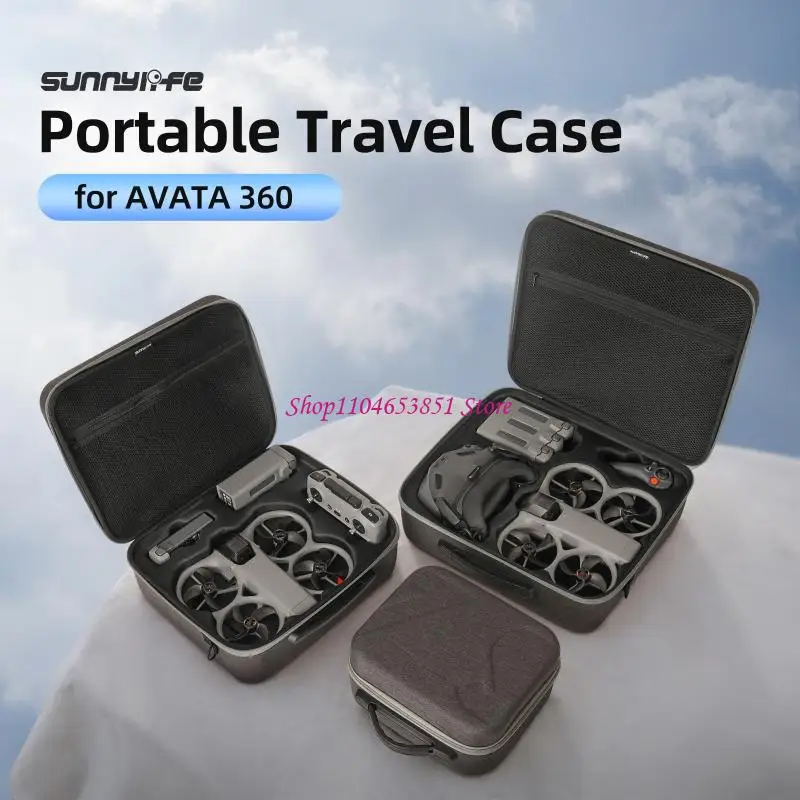

Portable Storage Bag For AVATA 360 Drones Holder Includes Dedicated Space For Cables Tool Reinforced Edges for Travel
