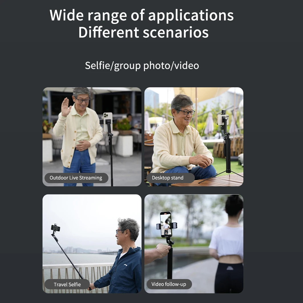 1.8M Bluetooth Selfie Stick statyw z lampką wypełniania do Xiaomi iPhone Samsung nagrywanie wideo na żywo z uchwytem na telefon