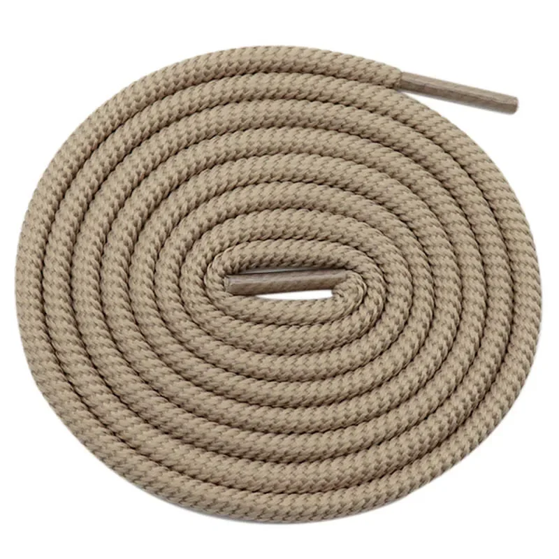 

Weiou Laces Shoe Accessory 4.5MM Khaki Strong Polyester Ropes for Hiking Boots Unisex Women Sneaker 2023 Shoelaces for Adult Kid