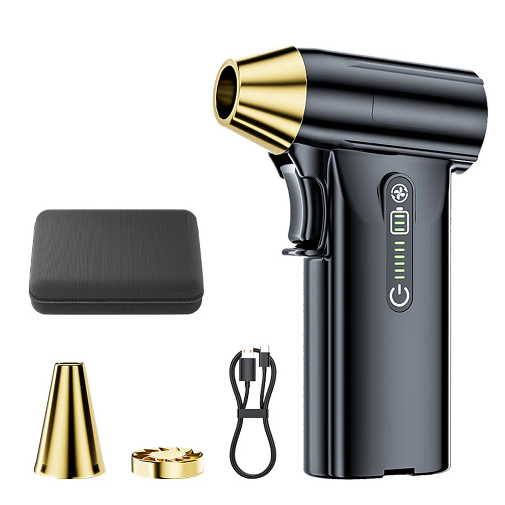 Lightweight Cordless Turbo Blower with Type C Fast Charging for Multi Purpose Cleaning Tasks at Home or Outdoors