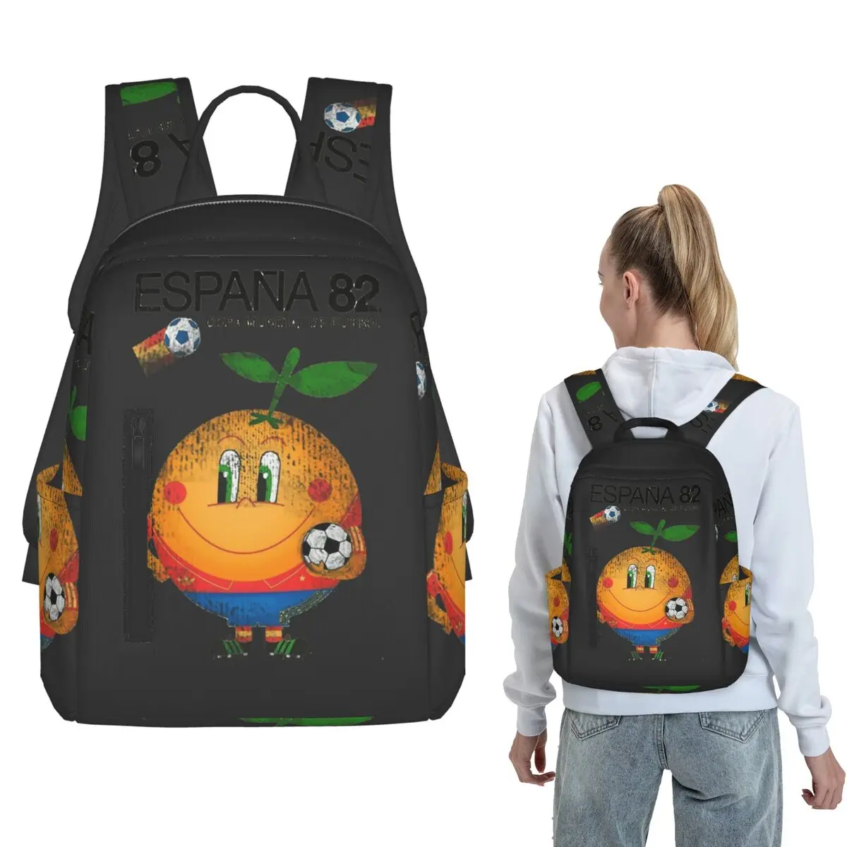 

Espana 82 Backpack Daypack Kids BookBag School Bag Shoulder Bags for Men Women