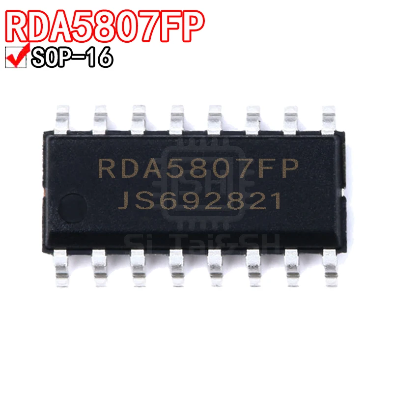 5 قطعة RDA5807M(MSOP10) RDA5807MP(SOP8) RDA5807FP(SOP16)