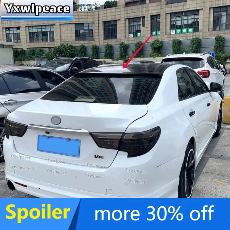 

For Toyota Mark X Reiz 2010 2011 2012 2013 2014 2015 2016 2017 Spoiler ABS Glossy Black Rear Window Roof Spoiler