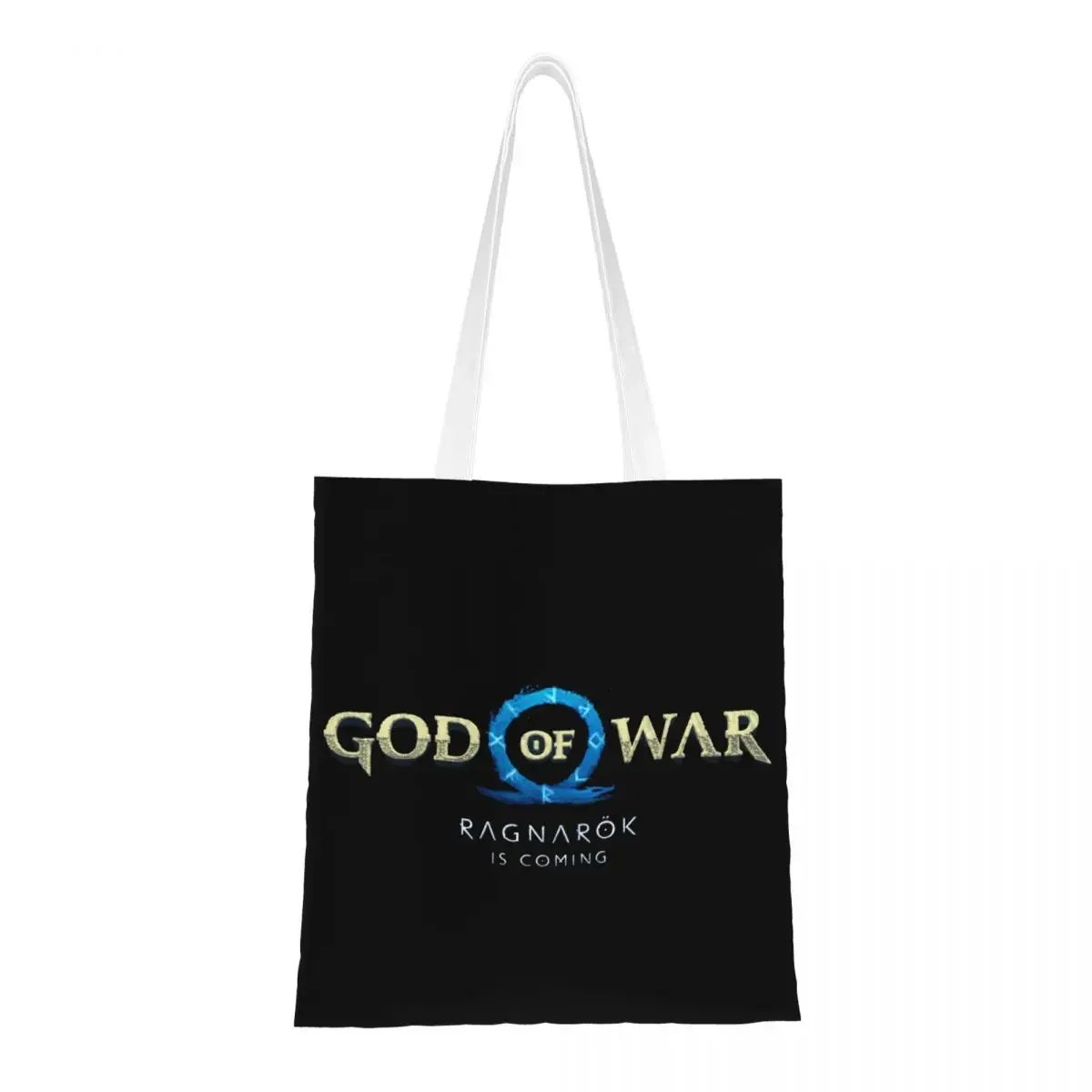 God Of War 2 Ragnarok Is Coming Canvas Tote Bag Trendy Large Capacity Shopping Bag for Women Travel Bags