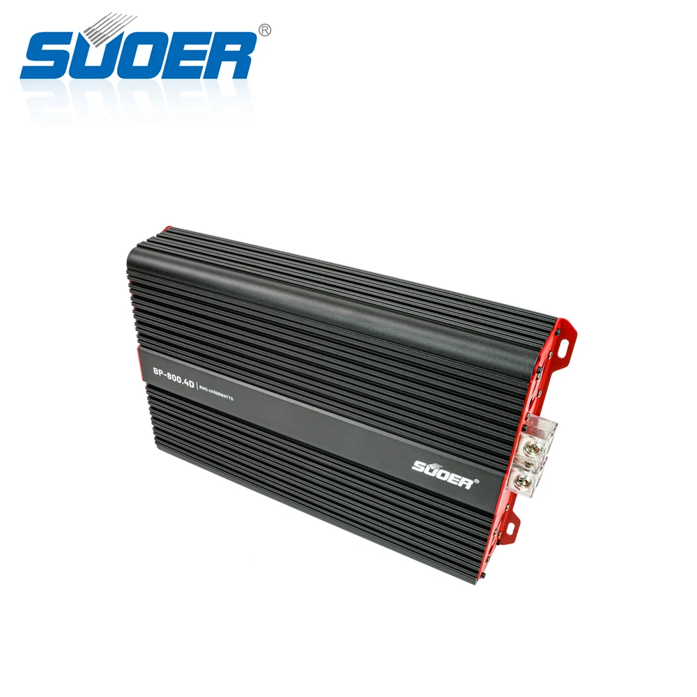 Suoer BP-800.4 Rms Power 800 Watts 4 Channel Big Power Car Amplifier