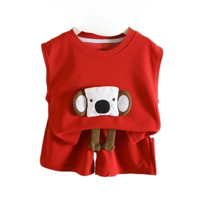 

New Summer Baby Boys Clothes Suit Children Girls Vest Shorts 2Pcs/Set Infant Clothing Set Toddler Casual Costume Kids Tracksuits