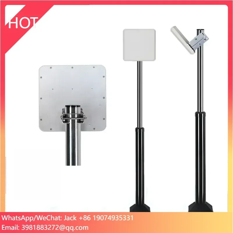 

Car Parking Access Control 1-15m Long Range UHF RFID Reader Integrated UHF 6-12dbi Antenna RS232 RS485 WG26 Free SDK