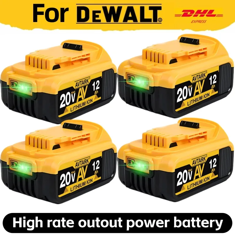 

Original for Dewalt battery6AH，20V,rechargeable lithium-ion battery， DCB115， DCB118,tool battery, for dewalt,DCB1104 charger