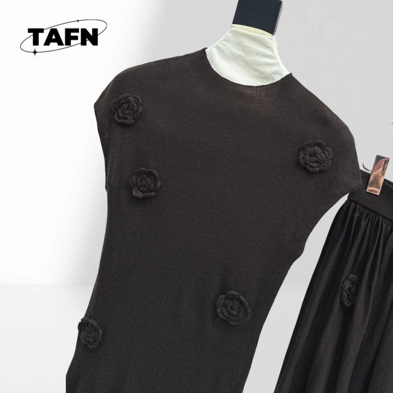 طقم تنورة نسائية كاجوال، عصري ومريح للأيام الدافئة، مثالي للاستخدام اليومي والليل AI1330