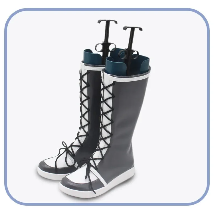 Azusawa Kohane Cosplay Shoes PU Leather Shoes Halloween Carnival Boots Game PJSK Cosplay Props Custom Made