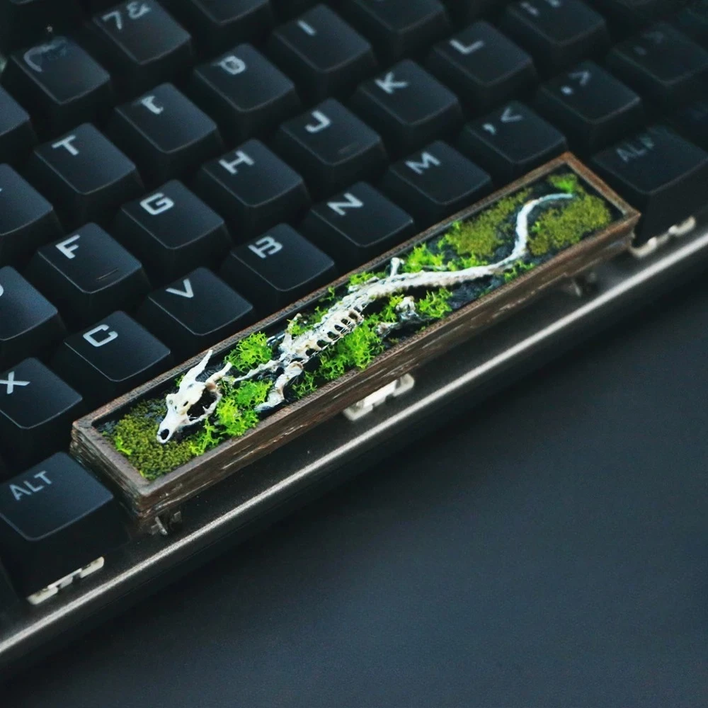 Legend of Dragon Bones Theme Keycaps Set PLA Opaque 6.25U Custom Original Handmade Keycaps for Mechanical Keyboard Accessories