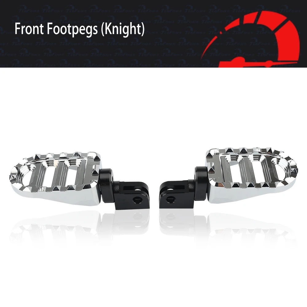 

FIT For Scrambler 400 800 1100 Desert X Rally MULTISTRADA 950 1200 S ENDURO 1260 V2 V4 CNC Front Knight Footrest Foot Pegs Pedal