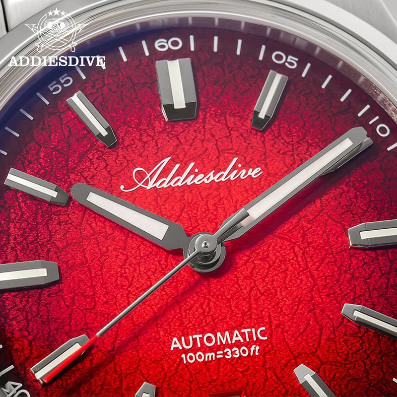 ADDIESDIVE Nuovo Orologio Meccanico Automatico Orologio Da Polso Da Uomo 39mm Vetro A Cupola Luminoso 100m Orologi Impermeabili Da Uomo Minimalista