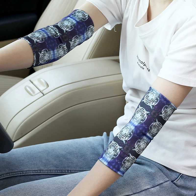 Summer Thin Elbow Guard Arm Warm Sleeve Men And Women Cover Scar Tattoo Ice Sleeve Running Fitness Elastic Arm sSleeve